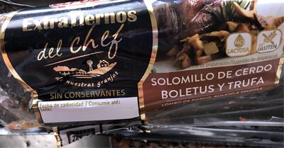 Solomillo de cerdo boletus
