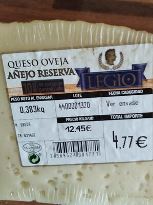 Queso oveja añejo reserva