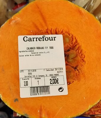 Calavaza Rodajas