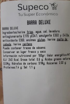 Barra deluxe