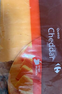 Queso chedar front packaging