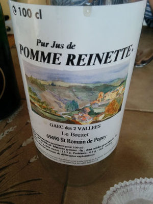 Pur Jus de Pomme Reinette
