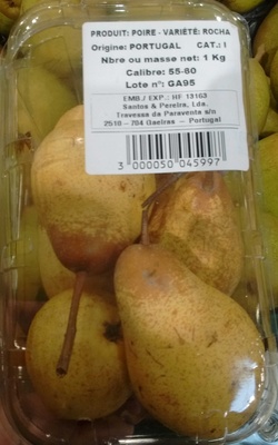 Poires front packaging