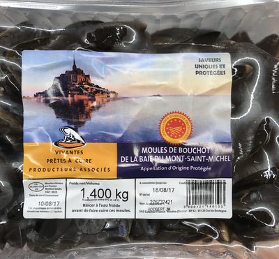 Moules de Bouchot de la Baie du Mont-Saint-Michel front packaging