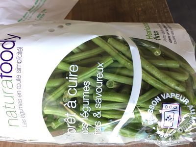 Haricots verts fins éboutés, prêt à cuire