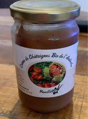 Crème de châtaines bio de l’Ardèche vanillée