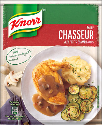 Knorr Sauce Déshydratée Chasseur aux Petits Champignons 23g