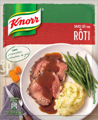 Knorr Sauce Déshydratée Liée pour Rôti 20g