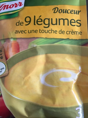 Knorr Soupe Déshydratée Douceur de 9 Légumes 3 Portions