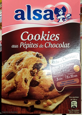 Cookies aux pépites de chocolat