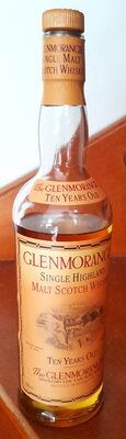 Glenmorangie Single Highland Ten years old front packaging