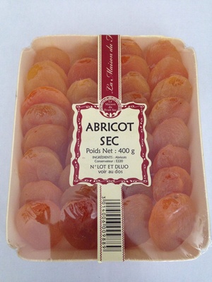Abricot sec front packaging