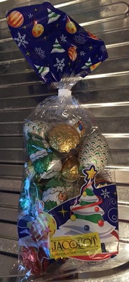 Chocolat supérieur au lait en forme de boules