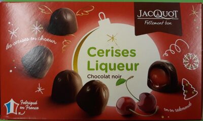 Cerises liqueur chocolat noir