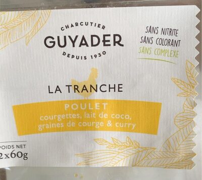 La tranche poulet courgettes lait coco graines de courge curry