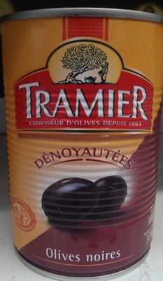 Olives noires confites dénoyautées