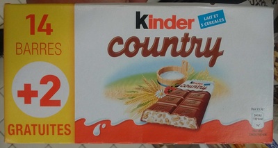 Kinder Country - 14+2 barres