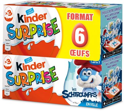 Kinder suprise front packaging