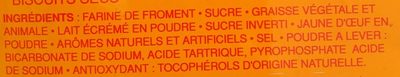 Thé ingredients label