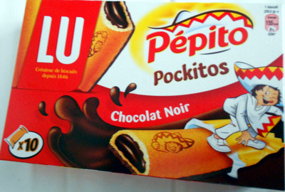 Pépito pockitos chocolat noir front packaging