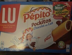 Pockitos Chocolat au lait front packaging