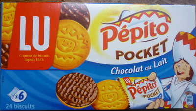 Pépito Pocket Chocolat au Lait front packaging