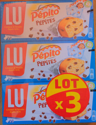 Lot de 3 Pépito pépites front packaging