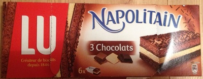 Napolitain biscuits 3 chocolats