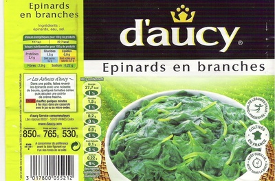 530g EPINARDS EN BRANCHES