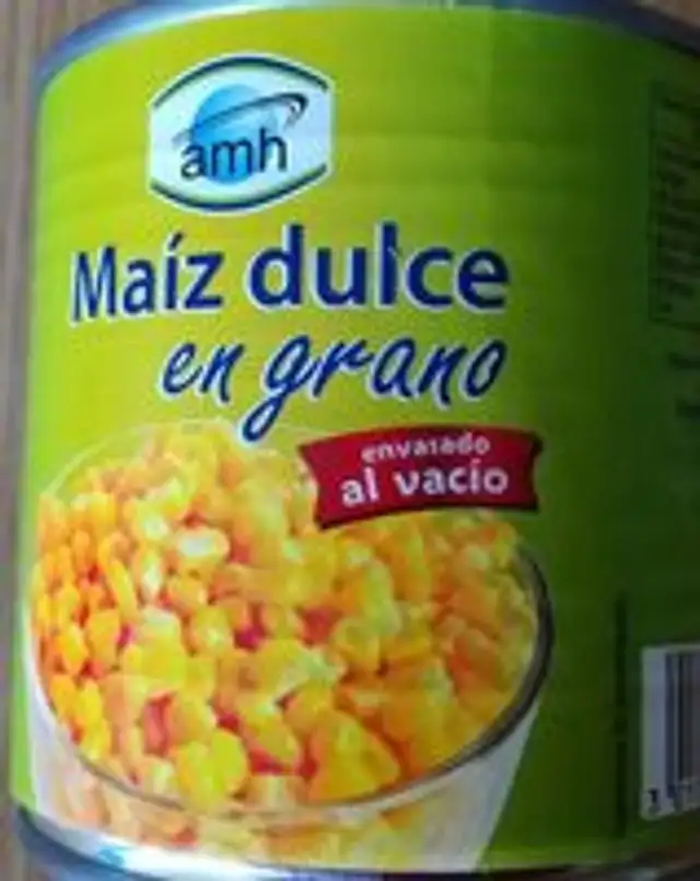 Maíz dulce en grano