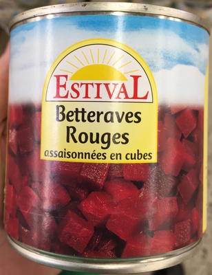 Betteraves Rouges assaisonnées en cubes