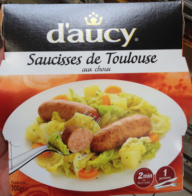 Saucisses de Toulouse aux choux