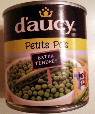 Petits pois tendres et fondants d'aucy 280g
