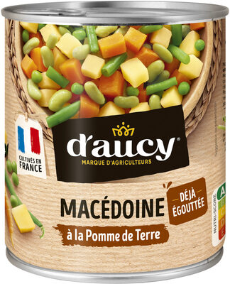 Macédoine à la pommes de terre déjà égouttée d'aucy 530g