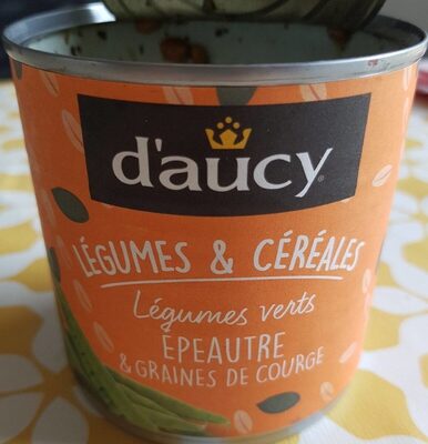 Légumes & Céréales : Légumes verts,épeautre & graines de courge front packaging