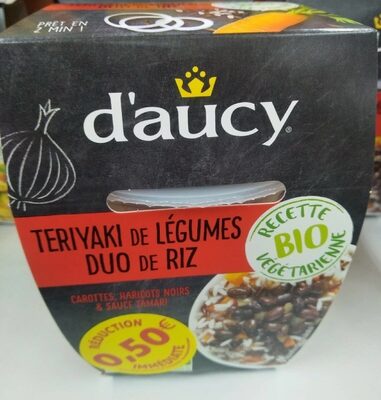 Teriyaki de légumes duo de riz