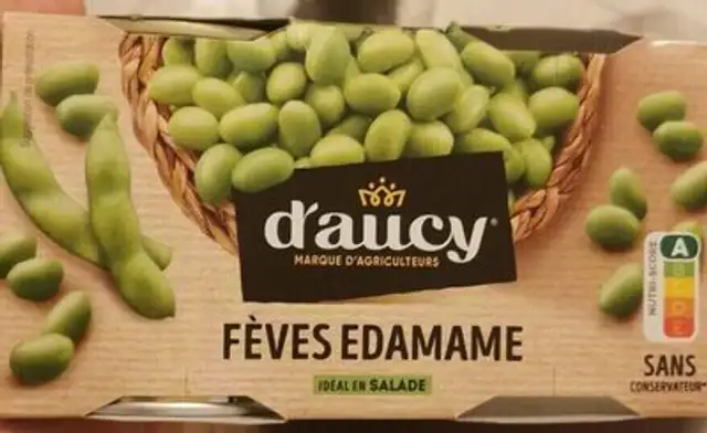 Fèves edamame front packaging