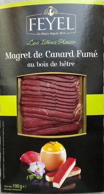 Magret De Canard Tranché, Fumé, 100 Grammes, Marque Feyel-artzner