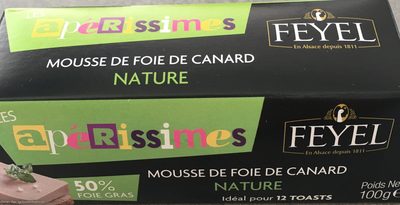 Mousse de foie de canard nature