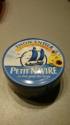 thon entier à l'huile de tournesol 