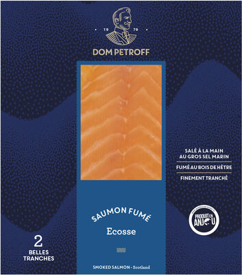 Saumon fumé écossais 2 tranches