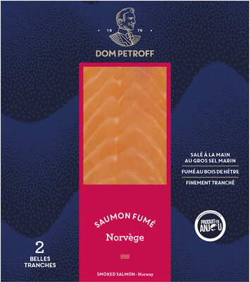 Saumon fumé norvègien 2 tranches