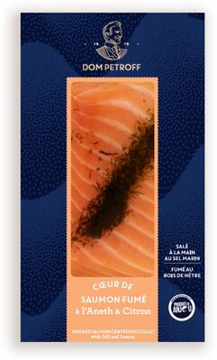 Cœur de saumon fumé à l'aneth et au citron