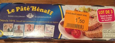 Pate Porc Henaff 3 X 78G