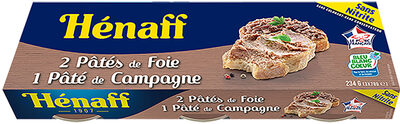 2 Pates De Foie + 1 Pate De Campagne
