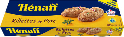 LOT RILLETTES de PORC Hénaff