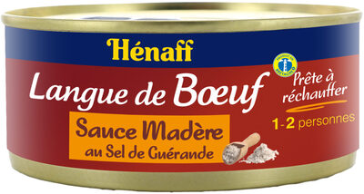 Langue de boeuf - Sauce madère au sel de Guérande