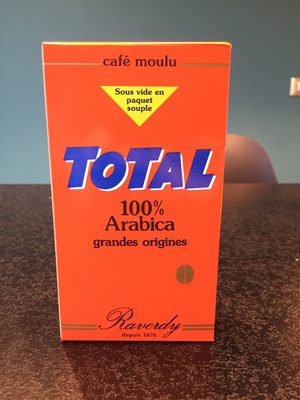 Total, Café Moulu Grandes Origines, 100% Arabica, La Boîte,