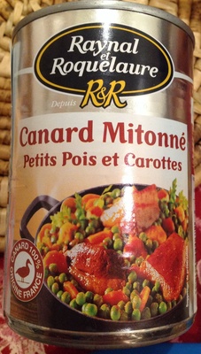 Canard Mitonné Petits Pois et Carottes