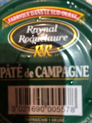 Pâté de campagne front packaging